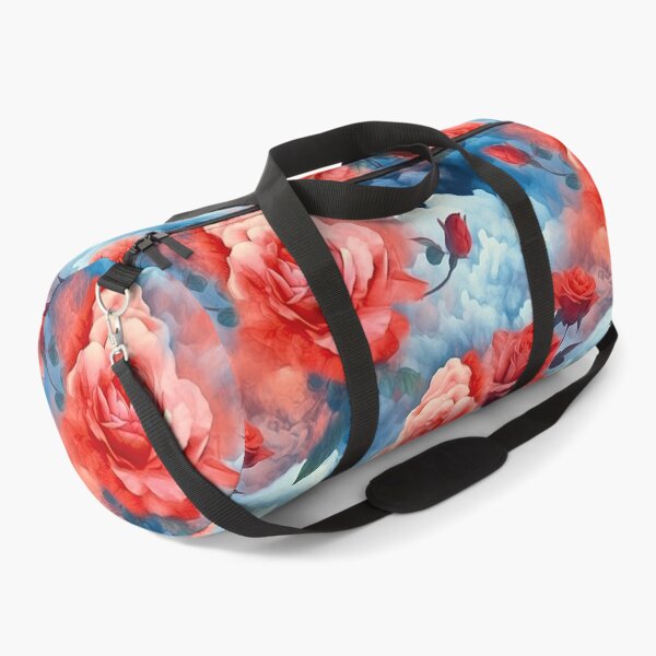 Item preview, Classics - Divine Garden Pink and Red Roses in darkened blue soft clouds designed and sold by FutureImaging.