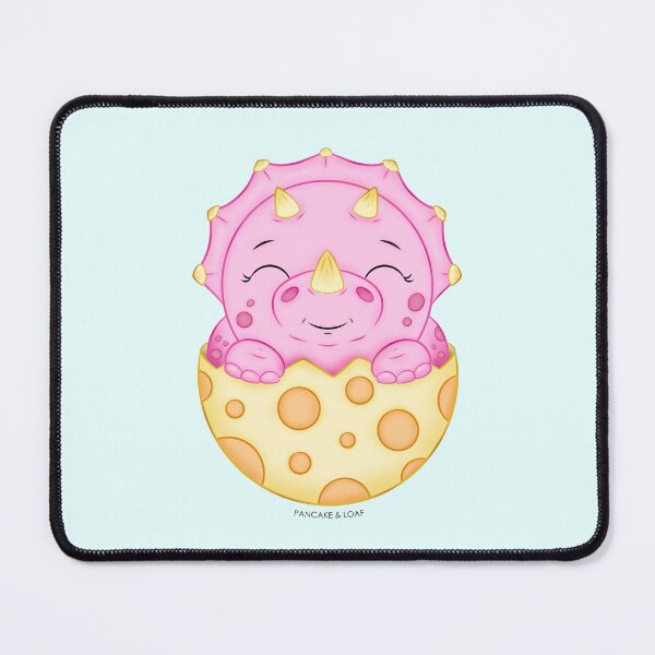 Item preview, Happy Baby Pink Triceratops designed and sold by PancakeAndLoaf.