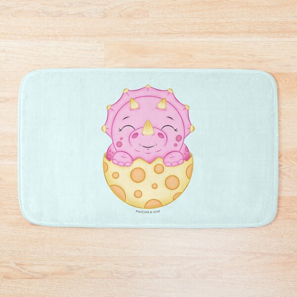 Item preview, Happy Baby Pink Triceratops designed and sold by PancakeAndLoaf.