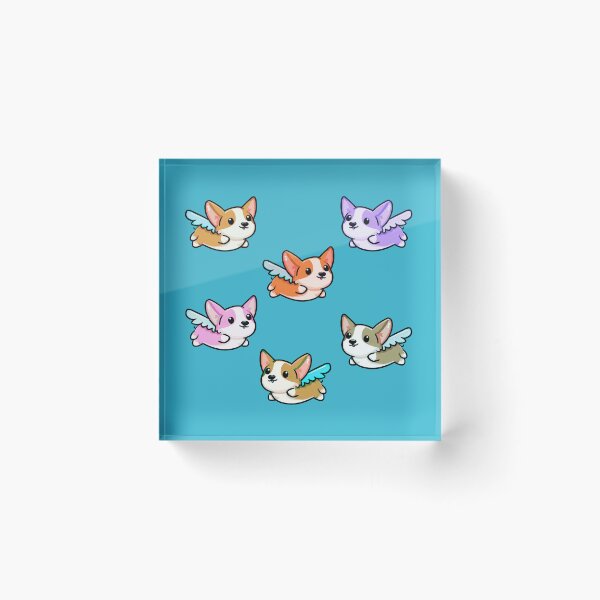 Item preview, Collective of Flying Cute Corgi designed and sold by Clumsy People.