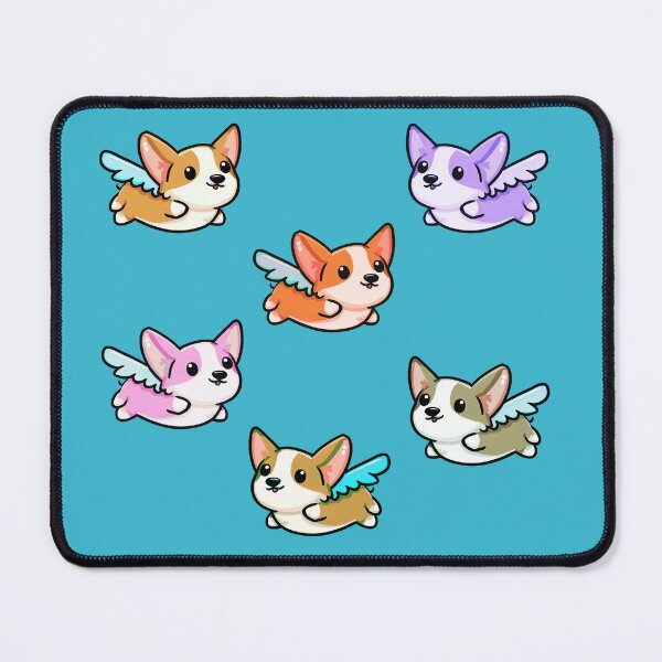Item preview, Collective of Flying Cute Corgi designed and sold by Clumsy People.