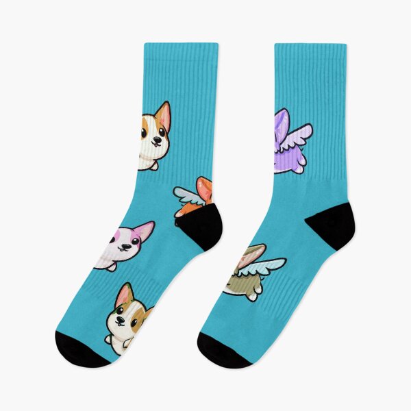 Item preview, Collective of Flying Cute Corgi designed and sold by Clumsy People.