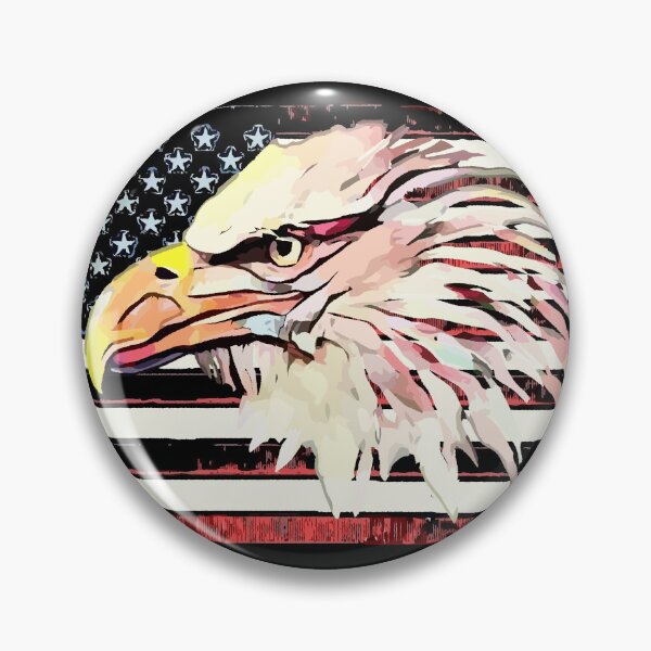 Item preview, USA Flag And Eagle Design designed and sold by Pikmi.