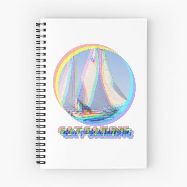 Item preview, Cat Sailing Optimist Dinghy,Cat Sailing,Cat on the Sea,Cat Sticker designed and sold by Lychee Design.