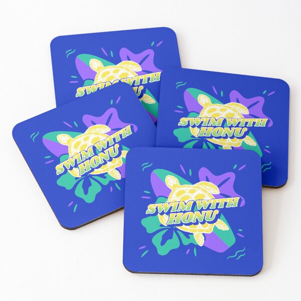Item preview, Swim with Honu Hawaii Pacific Sea Turtle for Ocean Lovers designed and sold by Winter--Flowers.