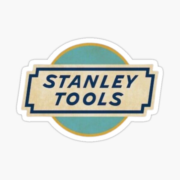 Stanley hand tools logo stickers for cars, bikes, toolboxes