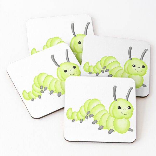 Item preview, A smiley caterpillar cartoon designed and sold by Preeyanc.