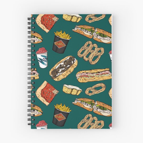 Item preview, Philly Foods Pattern - Dark Green designed and sold by Elizabeth Weglein.