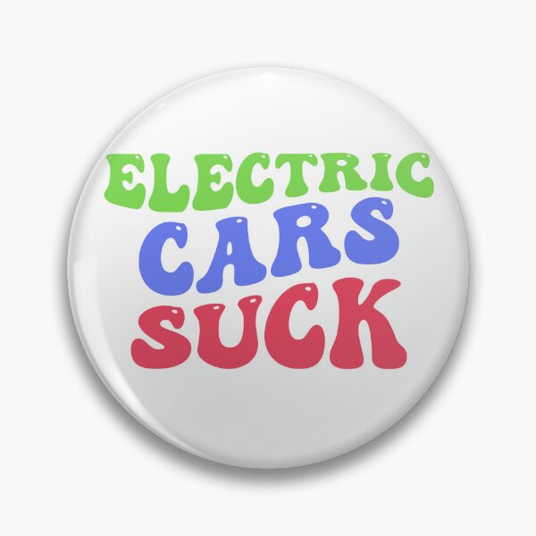 Item preview, Electric Cars Suck, Retro Groovy Funny Electric Cars Design designed and sold by Surprise Box ⭐⭐⭐⭐⭐.