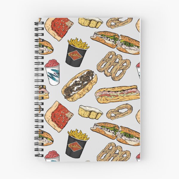 Item preview, Philly Foods Pattern - Gray designed and sold by Elizabeth Weglein.
