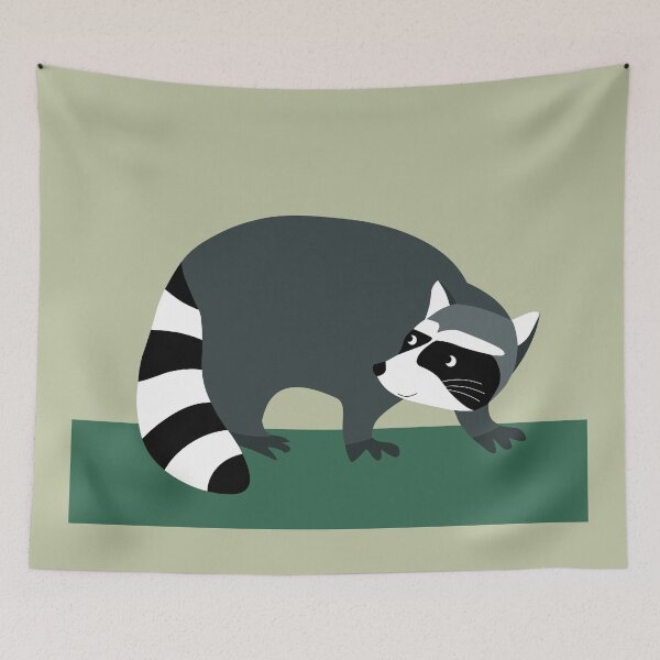 Item preview, Raccoon smiling designed and sold by Studio Mattie.