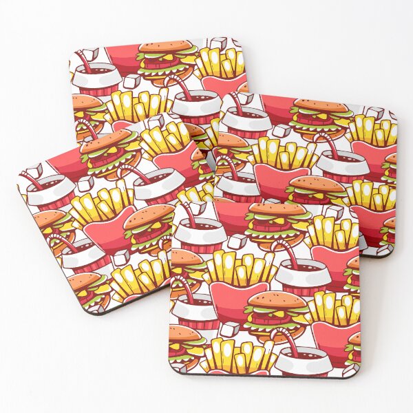 Item preview, Hamburgers, fries and drinks designed and sold by xiukab.