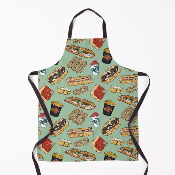 Item preview, Philly Foods Pattern - Green designed and sold by Elizabeth Weglein.