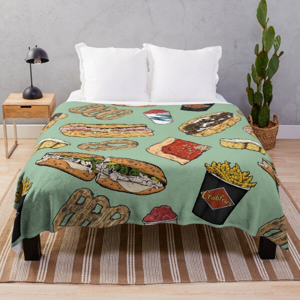 Item preview, Philly Foods Pattern - Green designed and sold by Elizabeth Weglein.