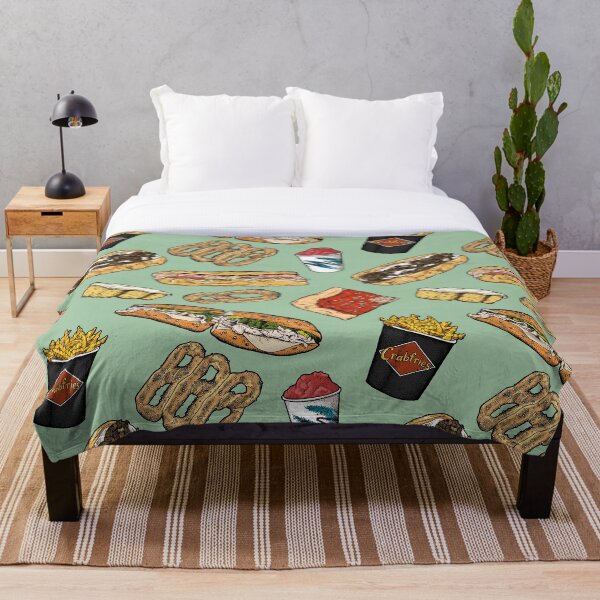 Item preview, Philly Foods Pattern - Green designed and sold by Elizabeth Weglein.