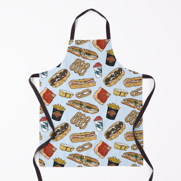 Item preview, Philly Foods Pattern - Light Blue designed and sold by Elizabeth Weglein.