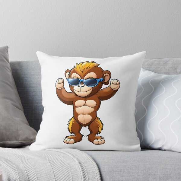 Item preview, Monkey in cartoon style designed and sold by IrinaGuArt.