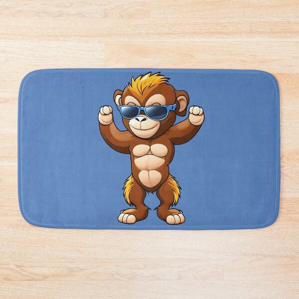 Item preview, Monkey in cartoon style designed and sold by IrinaGuArt.