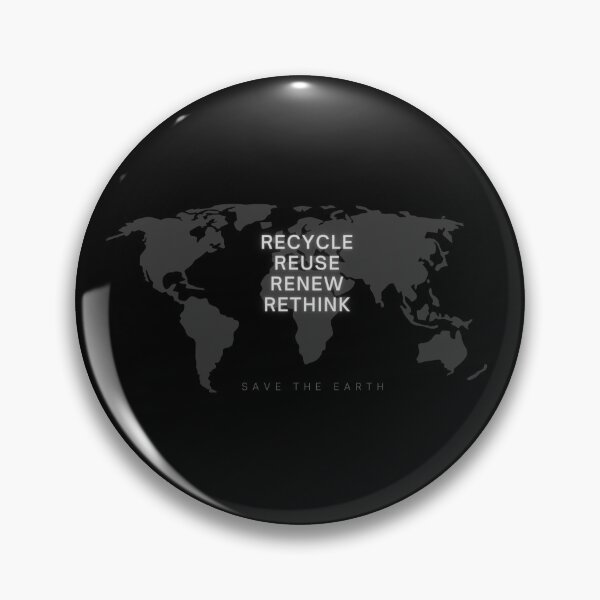 Item preview, Recycle reuse renew rethink and save the earth T-shirt designed and sold by AFRUKSOODJAI.