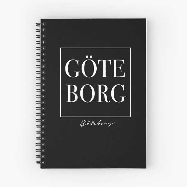 Item preview, Goteborg city Typography black and white art designed and sold by Digital  Cloud.