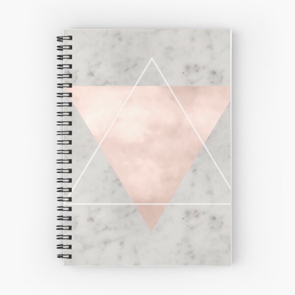 Item preview, Rose gold grey geometric marble designed and sold by marbleco.