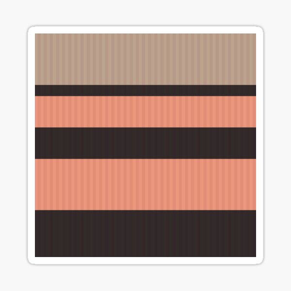 Item preview, Simple brown coral stripes designed and sold by fuzzyfox.