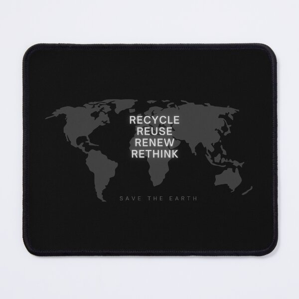 Item preview, Recycle reuse renew rethink and save the earth T-shirt designed and sold by AFRUKSOODJAI.