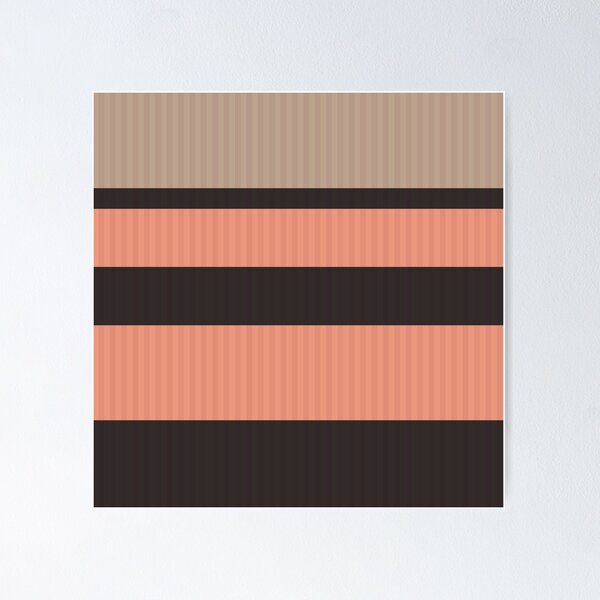 Item preview, Simple brown coral stripes designed and sold by fuzzyfox.