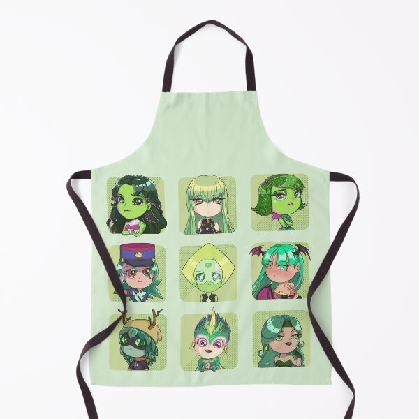 Item preview, 3x3 Green Haired Characters designed and sold by MelTina.