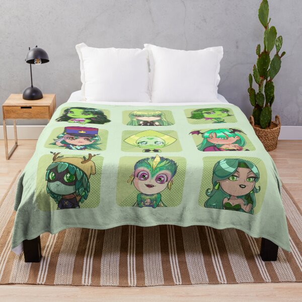 Item preview, 3x3 Green Haired Characters designed and sold by MelTina.