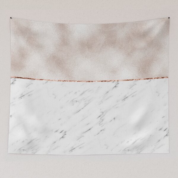 Item preview, Gentle blossom rose gold and marble designed and sold by marbleco.