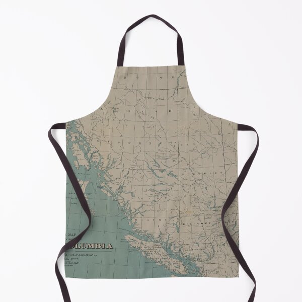 Item preview, Vintage British Columbia Canada Map (1899) Old Western Canadian Province Atlas designed and sold by BravuraMedia.