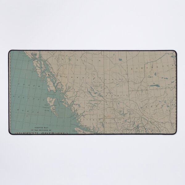 Item preview, Vintage British Columbia Canada Map (1899) Old Western Canadian Province Atlas designed and sold by BravuraMedia.