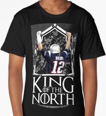 Tom Brady King Of The North New England Patriots Football Shirt Long T-Shirt