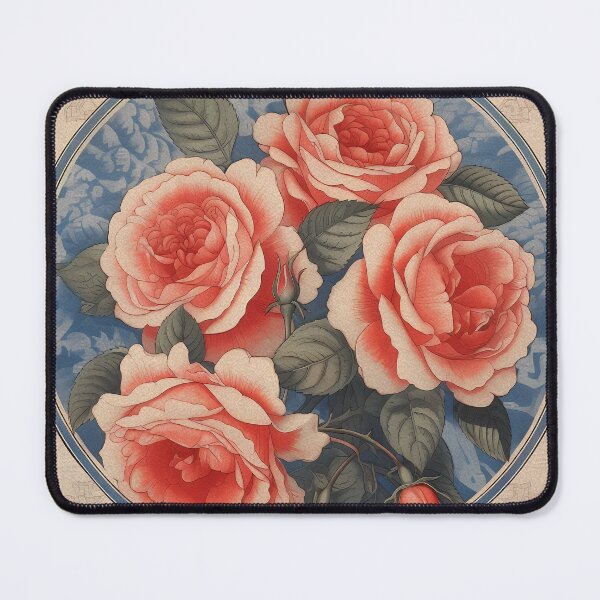 Item preview, Vintage illustration of roses designed and sold by Happy Mood Design.