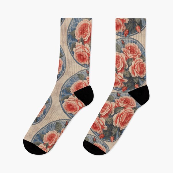 Item preview, Vintage illustration of roses designed and sold by Happy Mood Design.