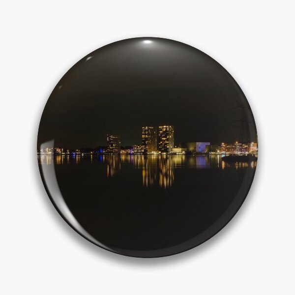 Item preview, Skyline of the city of Almere at night designed and sold by Dolfilms.