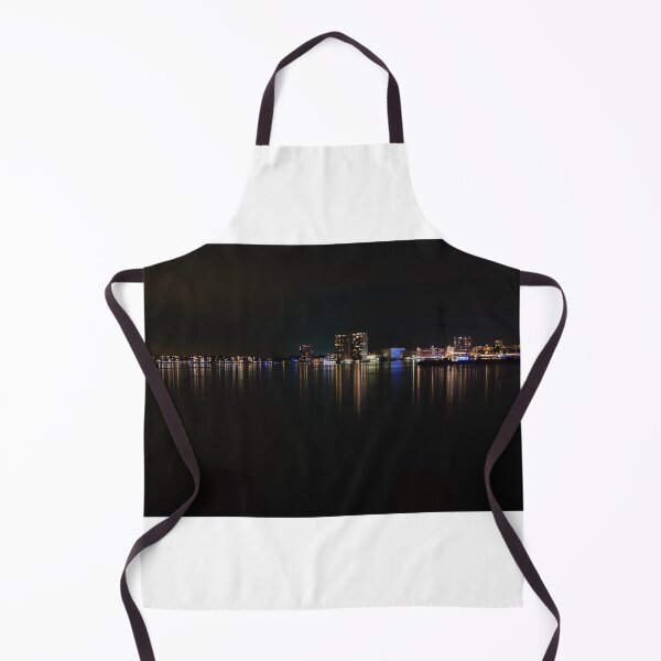 Item preview, Skyline of the city of Almere at night designed and sold by Dolfilms.