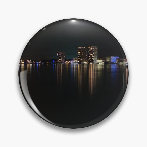 Item preview, Skyline of the city of Almere at night designed and sold by Dolfilms.