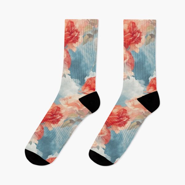 Item preview, Classics - Floral Fantasy Pink and Red Roses in soft clouds designed and sold by FutureImaging.