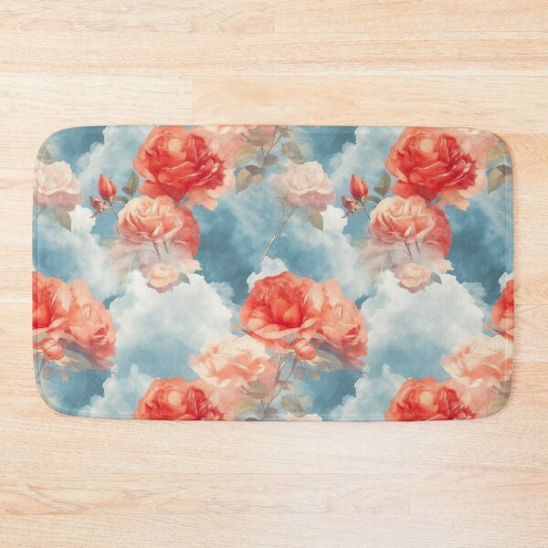 Item preview, Classics - Floral Fantasy Pink and Red Roses in soft clouds designed and sold by FutureImaging.