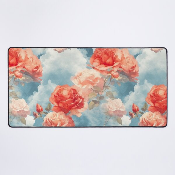 Item preview, Classics - Floral Fantasy Pink and Red Roses in soft clouds designed and sold by FutureImaging.