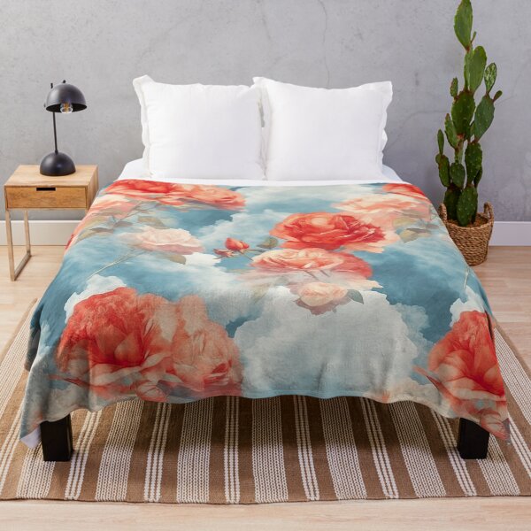 Item preview, Classics - Floral Fantasy Pink and Red Roses in soft clouds designed and sold by FutureImaging.