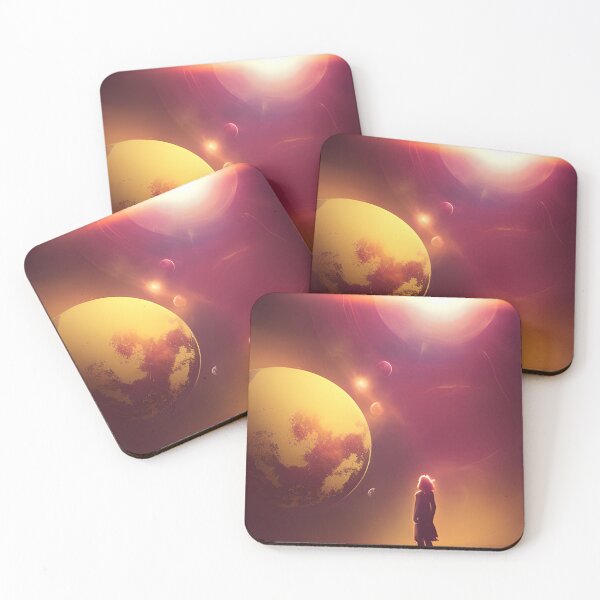 Item preview, Super Cool Dystopian Space Scene designed and sold by Cosmicinfusions.