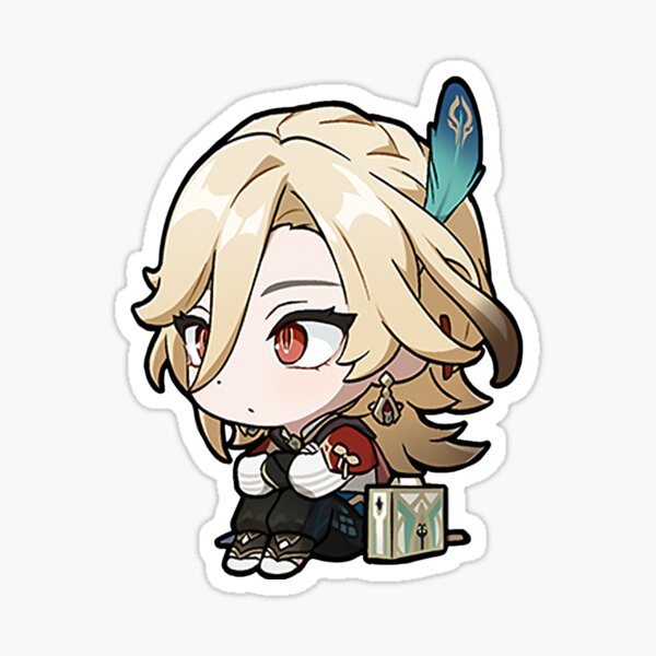 Item preview, Kaveh | Genshin Impact Sticker "Waiting" designed and sold by Asiapenguin.