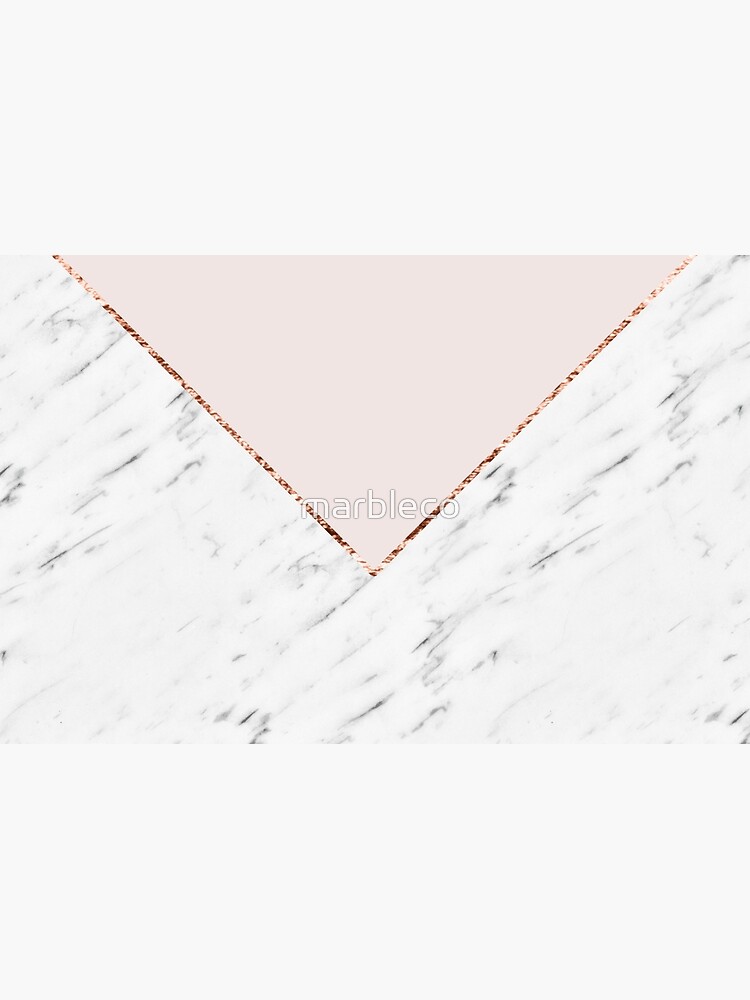 Peony blush geometric marble by marbleco