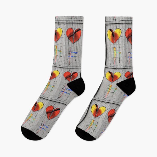 Item preview, red and yellow heart designed and sold by bogfl.