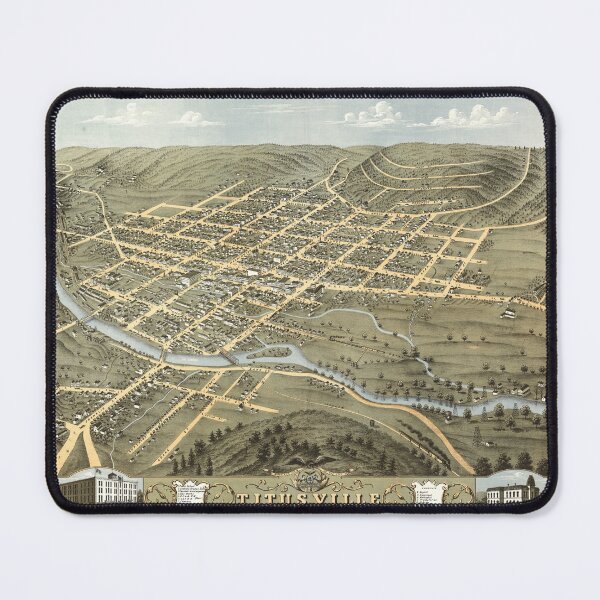 Item preview, Titusville, Pennsylvania (1871) designed and sold by allhistory.
