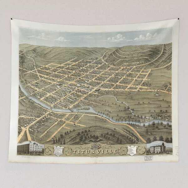 Item preview, Titusville, Pennsylvania (1871) designed and sold by allhistory.