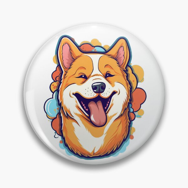 Item preview, Friendly and Playful Akita Inu - Charming Design for Dog Lovers designed and sold by SADStyleDesigns.